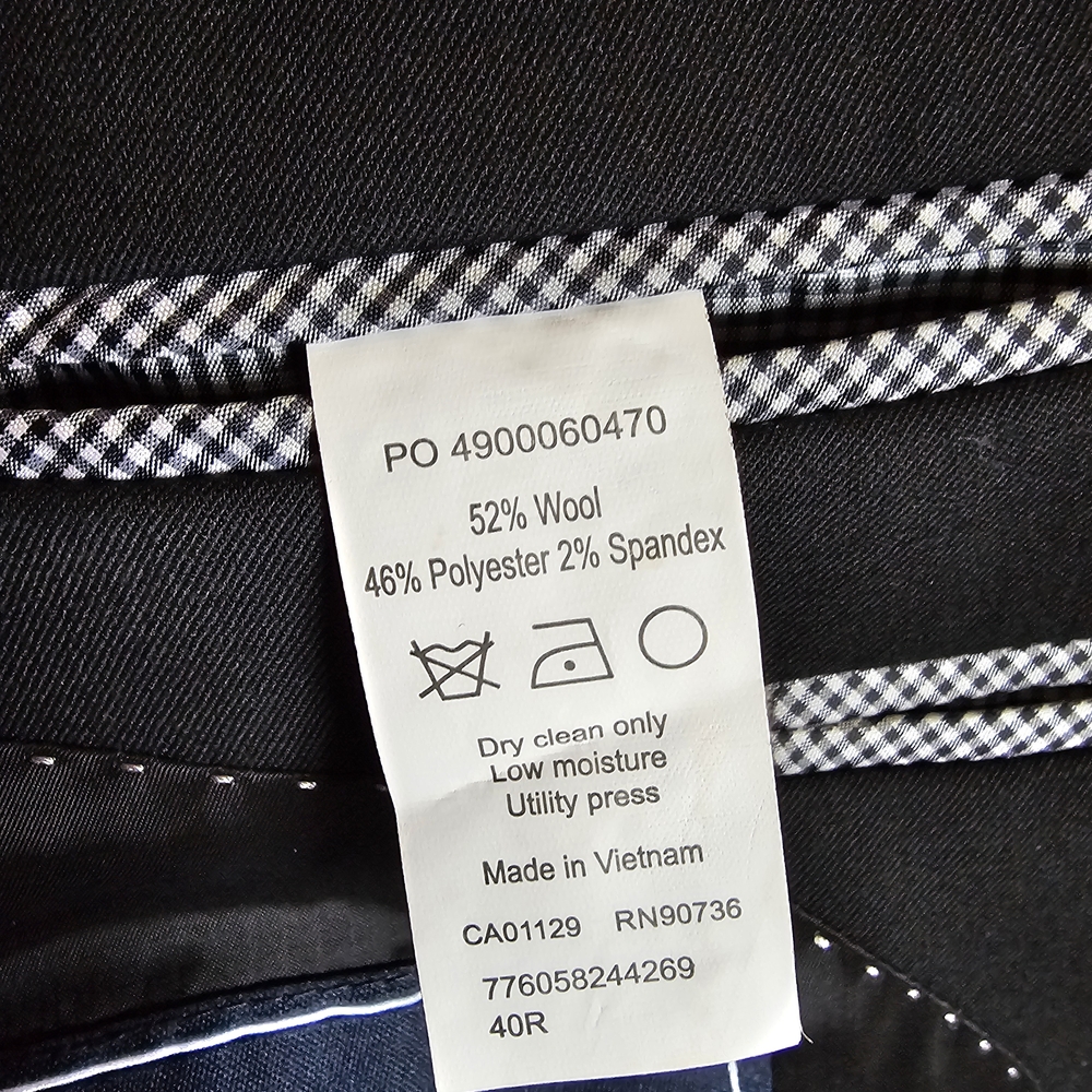 Chaps Classic Black Sport Coat - Picture 6 of 7